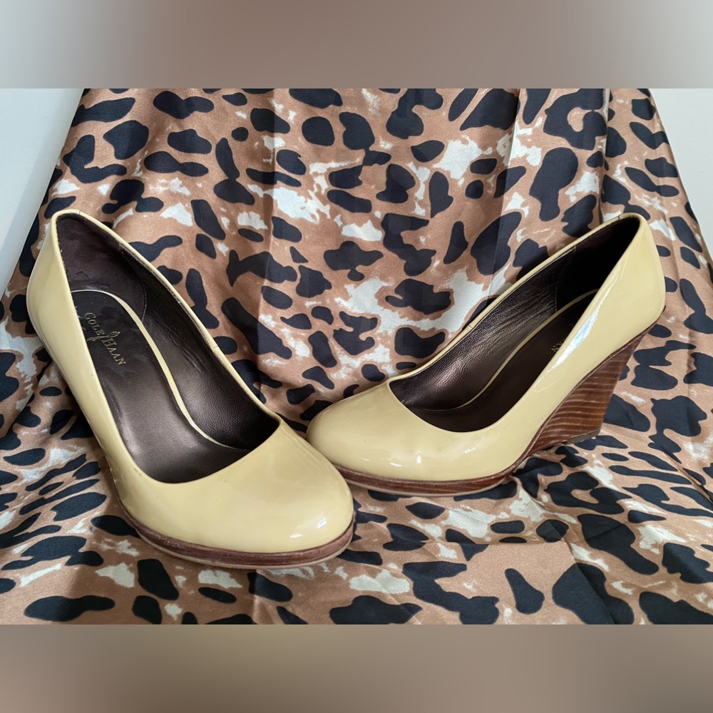 Cole Haan Margot Patent Leather Wedges